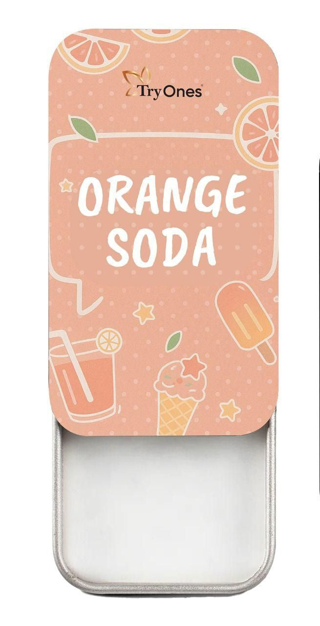 Orange Soda Solid Perfume 10 gm Pack of 1 - Your Daily Dose of Soft Citrusy Energy.